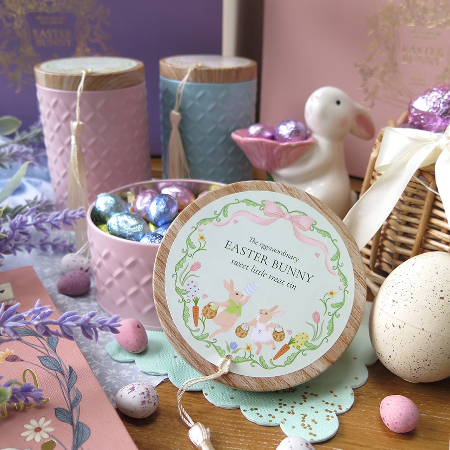 Sadter Rabbit Tin Easter Bunny Treat Tin – Paperknots