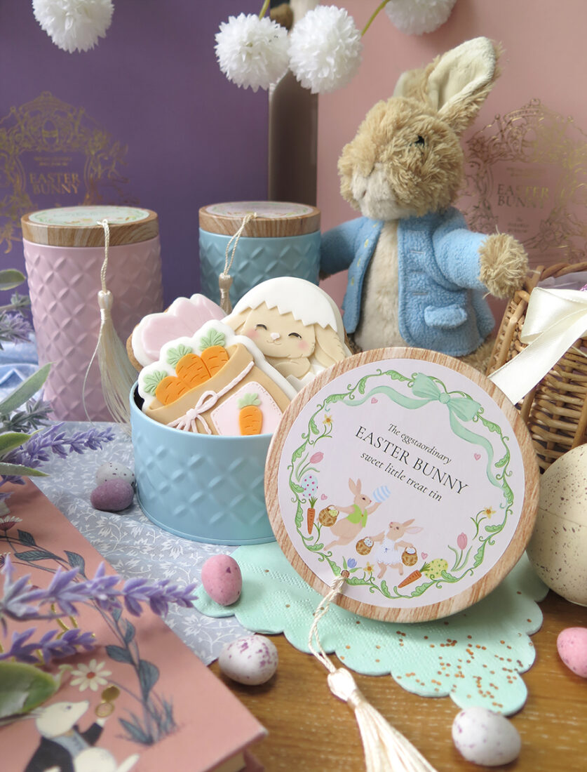 Sadter Rabbit Tin Easter Bunny Treat Tin – Paperknots